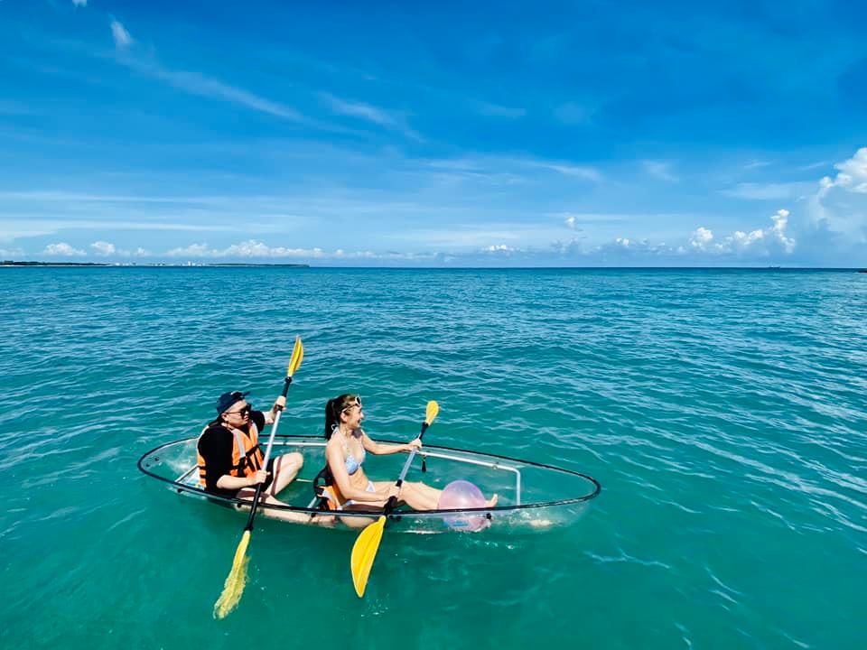 澎湖旅遊-透明獨木舟